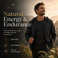Complément de Soutien Quotidien Avancé pour le Bien-être à Base de Plantes : Capsules de Cistanche, Maca et Ashwagandha – ODM, Vrac, OEM