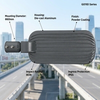 Farola LED para Exteriores de 150W, Eficiente Energéticamente, IP65 Impermeable, Cuerpo de Aluminio, Larga Vida Útil, Iluminación Vial