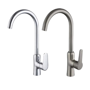Single Handle <b>Deck</b> Mounted Kitchen Faucet With Ceramic Cartridge Modern Kitchen Tap For Countertop Installation - Product Image 1