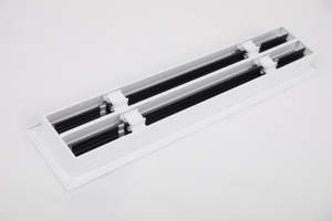 Modern 6''x4'' Alüminyum Alaşımlı Lineer Kanal Tipi Difüzör 2 Kanallı HVAC Standart Havalandırma Kanalı ve Izgarası Şık Tasarım - Product Image 2