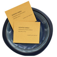 Umwelt freundliches braunes Kraft aufkleber papier Recycelte Kraft etiketten Kraft aufkleber etiketten für Kerzen glas