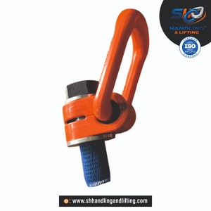 Point de levage robuste à anneau de levage rotatif et pivotant avec boulon à œillet pour quincaillerie de levage de grues, machines de manutention de moules et autres équipements. - Product Image 2