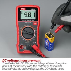 Multimètre numérique intelligent professionnel TASI TA800A/TA806A, 600V True RMS, testeur de tension numérique - Product Image 3