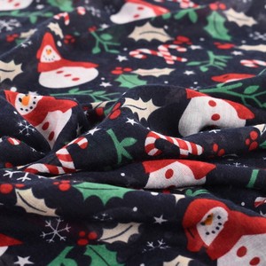 Personnalisé Coton Ligne Voix Noël Foulards Femmes Écharpe Châle Hiver Femmes Châle Wrap Cape Tippet Cappa - Product Image 2