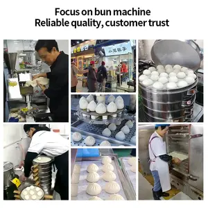 Năng lực sản xuất ổn định máy làm bánh mì Bun để sử dụng trong nhà ăn