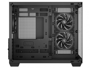 Gabinete para Juegos DeepCool CG330 Negro/Blanco, Torre Micro-ATX de 3120 mm, Ventiladores ARGB, Doble Cámara, Vidrio Templado Panorámico, Puertos USB - Product Image 6