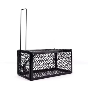 Piège à souris et à rats en métal réutilisable, cage de capture d'animaux vivants sécurisée pour la maison et la ferme - Product Image 1