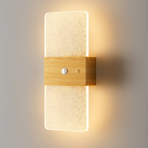 Applique murale LED rectangulaire blanc chaud avec capteur, alimentation USB, veilleuse pour décoration de chambre - Product Image 1