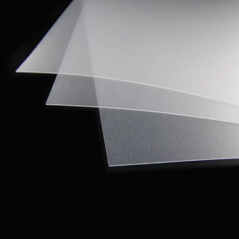 0,25 толстый прозрачный матовый полипропиленовый пластиковый лист для канцелярских принадлежностей