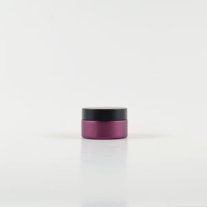 Ensemble d'emballages cosmétiques vides en verre violet <span class=keywords><strong>mat</strong></span>, flacon pompe cylindrique personnalisé de 50g, 30ml, 100ml pour huile corporelle, lotion, crème, sérum - Product Image 4