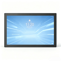 Nouvel ordinateur tout-en-un Android 10 capacitif tactile noir de 23,6 pouces, processeur A33, 1 Go de RAM, 16 Go de ROM, série professionnelle OEM/ODM, WIFI, USB, DC, RJ45