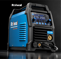 Moteur à courant continu portable combiné Rolwal 7-en-1 Nouveau soudeur MIG/MAG/Flux-Cored/Aluminium MIG/HF CUT/MMA