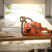 Tronçonneuse à essence 52cc la plus vendue, 1,9 kW, efficace, prix usine, coupe-bois pour jardinage, vente en gros