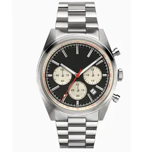 Jam tangan analog Quartz Geneva belakang baja tahan karat hadiah bisnis Label pribadi OEM 2023