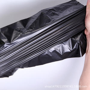 Sacs poubelles Ninety-Five de style gilet, noirs, épais, en plastique jetable pour usage domestique - Product Image 3