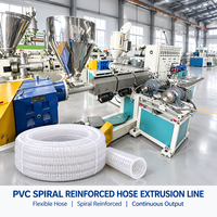Tuyau spiralé en PVC résistant au vide, système de contrôle de température, tuyau renforcé en PVC, tuyau spiralé renforcé en PVC