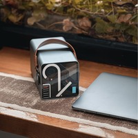 Batterie Externe Portable 3C 296Wh en Alliage, Chargeur 300W avec Affichage Numérique, Idéale pour le Camping et le Stockage d'Énergie (Brevetée)