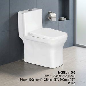 Inodoro de Cerámica Profesional Moderno de Una Pieza con Sifón en S para Baño, Set de Sanitarios de Seguridad al por Mayor - Product Image 5