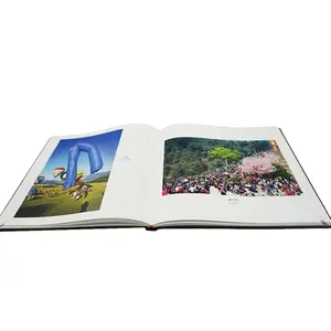 Customized Logo Personalized A4 Large Hard Cover Hardcover Photo Book Photography Portfolio Album