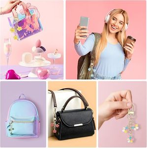 Llavero de Lujo con Diseño Floral Esmaltado, Colgante de Flor para Mujer, Regalo Premium, Accesorio para Bolso, Envío Rápido - Product Image 6