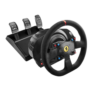 พวงมาลัยเกมมิ่ง <span class=keywords><strong>Thrustmaster</strong></span> <span class=keywords><strong>T300RS</strong></span> GT รุ่นใหม่ วัสดุพลาสติก พร้อมชุดเกียร์จำลอง TH8A แบบแมนนวล รองรับ PS เชื่อมต่อผ่าน USB สำหรับเกมขับรถ - Product Image 3