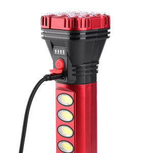 High-Lumen Solar-Charging <b>LED</b> <b>Flashlight</b> Multi-Mode Handheld Work Lightwith Waterproof COB Side Light Ideal for Outdoor Camping - Product Image 6