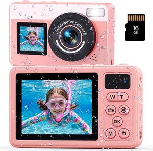 Mini caméra numérique d'action étanche Full HD pour enfants, idéale pour la plongée sous-marine, pour adolescents - Product Image 1