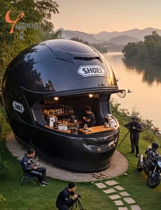 Tùy Chỉnh Thiết Kế Lớn Xe Máy Mũ Bảo Hiểm Hình Di Động Bán Hàng Gian Hàng Nhựa Sợi Thủy Tinh Bức Tường Điêu Khắc Treo Cho Nhựa Thủ Công Mỹ Nghệ - Product Image 2