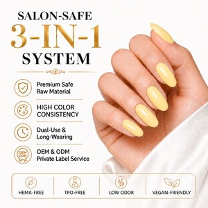 Vendita calda di colore 3-in-1 <span class=keywords><strong>Set</strong></span> ad asciugatura rapida corrispondenza acrilico immersione in polvere smalto per Gel regolare Kit di smalto per unghie HEMA forniture per unghie gratuite - Product Image 6