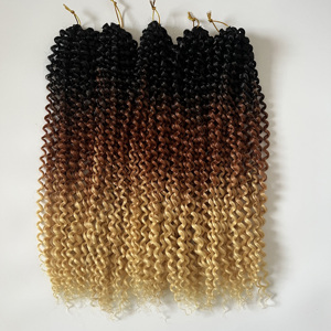<span class=keywords><strong>Cabello</strong></span> trenzado bohemio <span class=keywords><strong>largo</strong></span> <span class=keywords><strong>de</strong></span> 18 pulgadas <span class=keywords><strong>para</strong></span> Boho Locs Faux Locs estilo mariposa Crochet Braiing Hair Passion Twist Water Wave Hair - Product Image 1