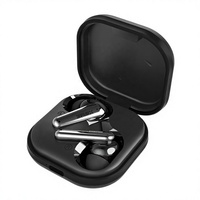 Écouteurs intra-auriculaires TWS à réduction de bruit active (ANC/ENC) étanches IPX5 avec son surround et basses améliorées, chipset JL pour 5.4 LED