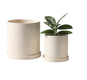 Vaso Moderno Rotondo in Porcellana Non Smaltata per Piante <span class=keywords><strong>Succulente</strong></span>, <span class=keywords><strong>Giardino</strong></span> Domestico, Verticale, Vendita all'Ingrosso - Product Image 1