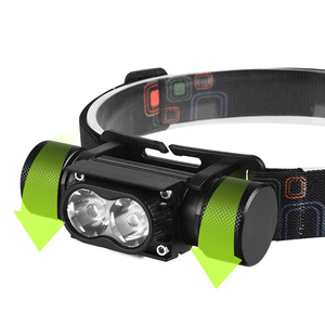 Linterna Frontal Recargable Súper Brillante e Impermeable Ganhai con Batería 18650 Reemplazable, Larga Duración, Alcance de 100m, Montable en la Cabeza - Product Image 1