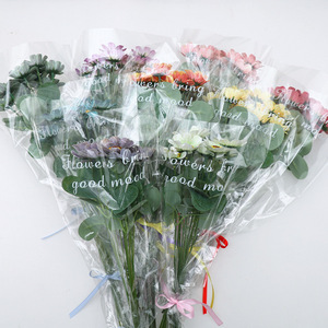 Ramo de Violetas Artificiales, Flores de Seda y Plástico, Alta Simulación, Decoración de Bodas, Estilo Clásico, Reutilizables - Product Image 1