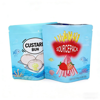 Kindveilige Mylar Ziplock zakjes voor eetwaren en gummies - Doypack, recyclebaar, geurdicht, soft touch