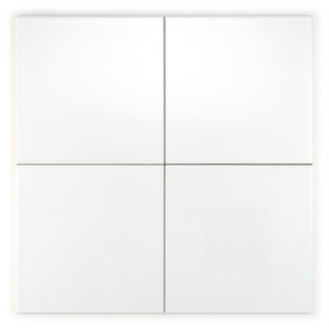Piastrella bianca opaca 20x20 per rivestimento di pareti e pavimenti - Product Image 1