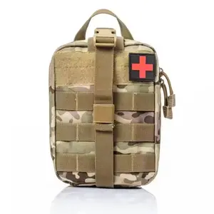 250 Pieces Survival First Aid Kit IFAK Molle System Compatible Outdoor Gear Emergency Kits Trauma Bag For Camping Hiking
