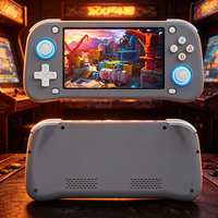 Console de jeu portable XF43 avec grand écran de 4,3 pouces, émulateur d'arcade haute définition PS1, Wi-Fi, prend en charge PSP portable 64 128 Go