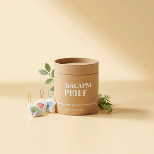 กล่องใส่ถุงชาแบบกำหนดเอง เป็นมิตรกับสิ่งแวดล้อม รีไซเคิลได้ ทำจากกระดาษคราฟท์ทรงกระบอก บรรจุภัณฑ์ย่อยสลายได้ทางชีวภาพ สำหรับเครื่องดื่ม กาแฟ - Product Image 6