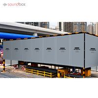 Barrière acoustique pour climatiseur Soundbox, bâche ignifuge, feutre acoustique, épaisseur 9 mm, réduction du bruit de 23 dB, usage industriel