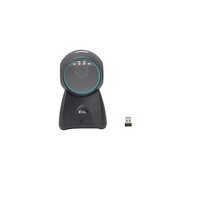Lecteur de codes-barres sans fil 2D omnidirectionnel de bureau, mains libres, scanner de codes 1D 2D QR pour TPV, commerce de détail, caisse de supermarché