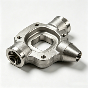 Corps de vanne en acier inoxydable usiné CNC de précision, pièces de collecteur hydraulique pour usinage - Product Image 2
