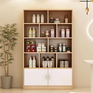 Meuble de présentation sur pied pour salon de coiffure et institut de beauté, étagères amovibles, design moderne et simple, montage facile - Product Image 5