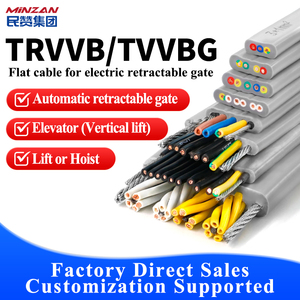 TRVVB 4 12 20 24 Core 24*0.75mm2 40C * 0,75mm <span class=keywords><strong>Cable</strong></span> <span class=keywords><strong>de</strong></span> elevación <span class=keywords><strong>de</strong></span> viaje <span class=keywords><strong>de</strong></span> elevador <span class=keywords><strong>Flexible</strong></span> <span class=keywords><strong>de</strong></span> tracción <span class=keywords><strong>Cable</strong></span> plano <span class=keywords><strong>de</strong></span> <span class=keywords><strong>acero</strong></span> Cat6 para ascensores - Product Image 3