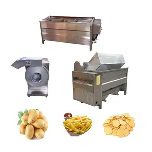 Small scale potato chips making machine 30kg/h