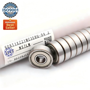 Cuscinetto a Sfera a Gola Profonda 608ZZ 8x22x7mm in Acciaio Cromato, Protezione ZZ, Alta Velocità, Mini Cuscinetto Industriale per Motori - Product Image 3