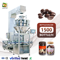 Machines de remplissage Haricots de chocolat de grain de bonbons multifonctions pour les petits aliments Machine de remplissage de pesage de haute précision