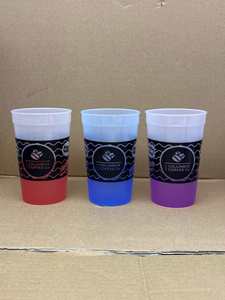 Custom Full Color Digital Print Durable Plastic <b>Cold</b> Color Changing Mood Stadium <b>Cups</b> - Product Image 4