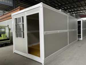 Steel Industry Design Rapid Installation Prefabricated Folding <b>Container</b> Houses Movable <b>Small</b> Temporary Outdoor Office Building - Product Image 4