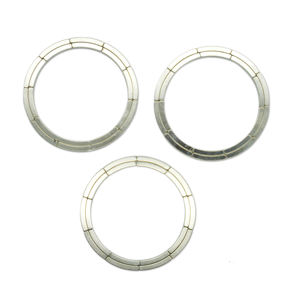 N52 טבעת כפולה מצופה ניקל ndfeb מגנטים לטעינה אלחוטית לסחניות טלפון סלולרי ומוצרים מגנטיים אחרים - Product Image 3